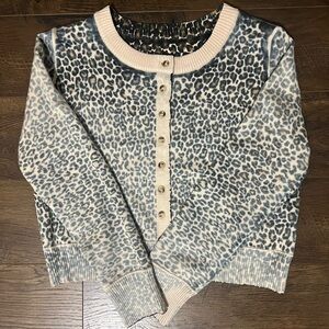 Women’s cheetah cardigan